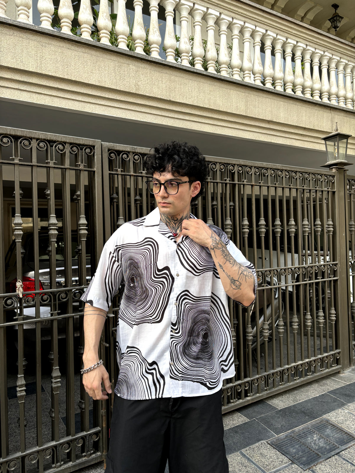 MARBLE Oversized Men's Shirt